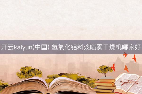 开云kaiyun(中国) 氢氧化铝料浆喷雾干燥机哪家好