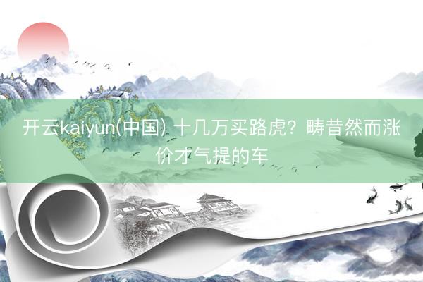 开云kaiyun(中国) 十几万买路虎？畴昔然而涨价才气提的车